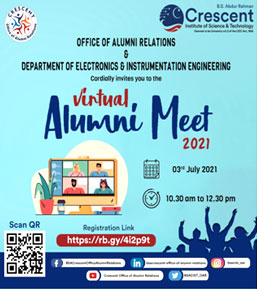 Virtual Alumni Meet 2021 - Department of Electrical & Electronics Engineering