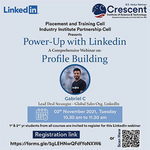 LinkedIn Webinar on Profile Building