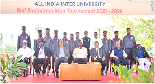 ALL INDIA INTER UNIVERSITY BALL BADMINTON (MEN) TOURNAMENT 2021-2022 